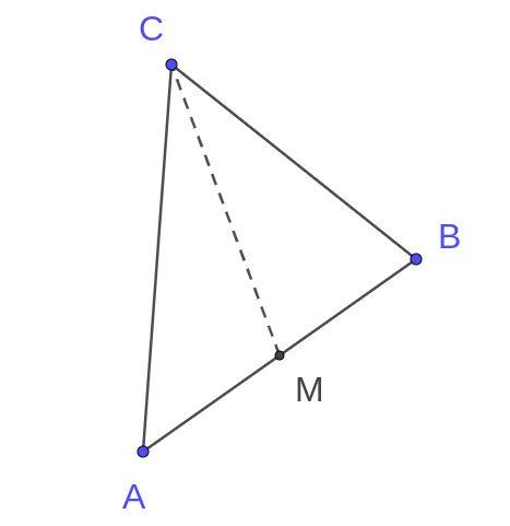 Mediana d'un triangle.